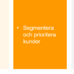Tjänst – segmentera kunder